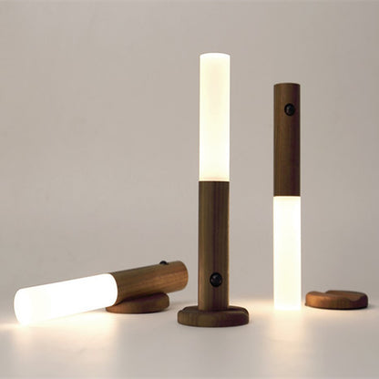 Magnetic Wood Led Night Lamp