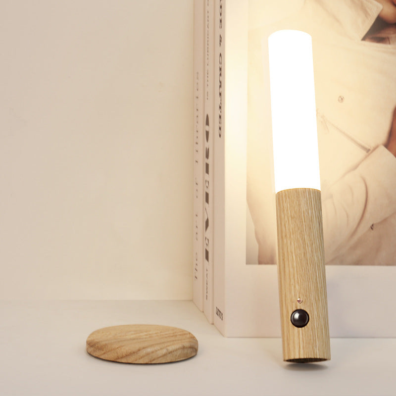 Magnetic Wood Led Night Lamp